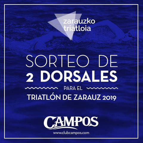 Imagen noticia Sorteamos 2 dorsales para el Triatlón de Zarauz 2019